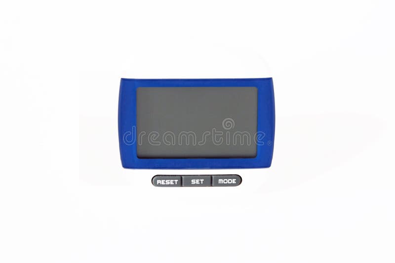 Pedometer stock image. Image of prdometer, electronic 31543775