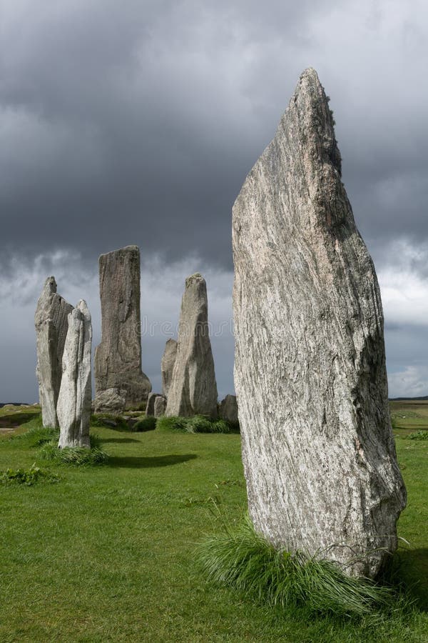 Megalithic stone circle of 3000 bc on the Isle of Lewis and Harris, Outer Hebrides, Scotland. Megalithic stone circle of 3000 bc on the Isle of Lewis and Harris, Outer Hebrides, Scotland