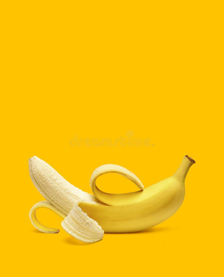 285 Peeled Banana Yellow Background Copy Space Stock Photos - Free &  Royalty-Free Stock Photos from Dreamstime
