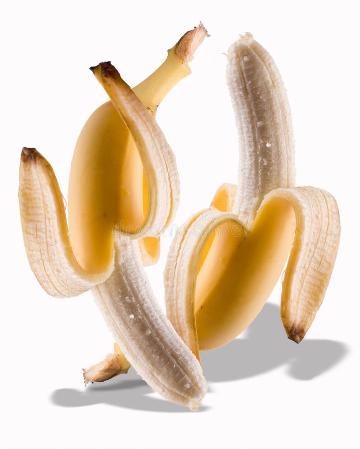Peeled Bananas Dancing Stock Photos Image 2754343