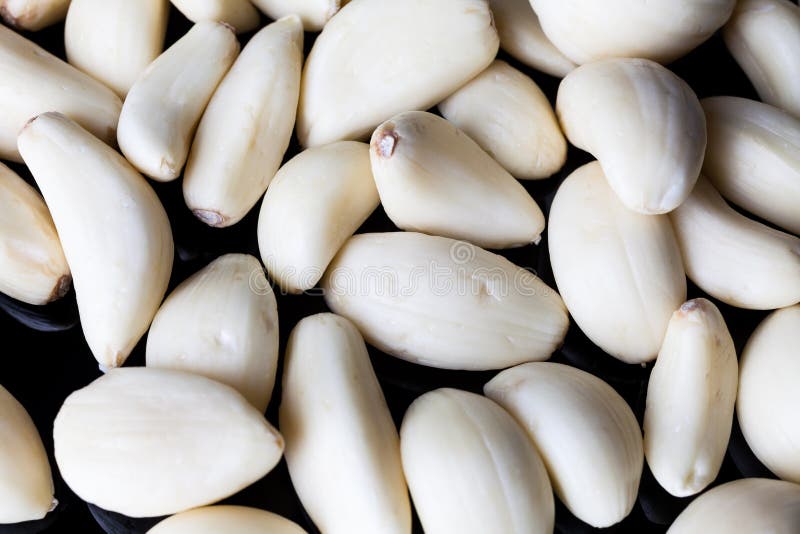 Peeled Garlic Cloves from Above Stock Image Image of cloves, cooking