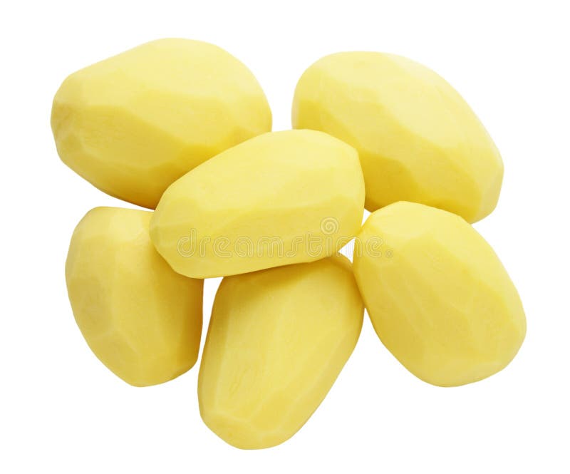 Peeled Potatoes Stock Photos Image 19618363