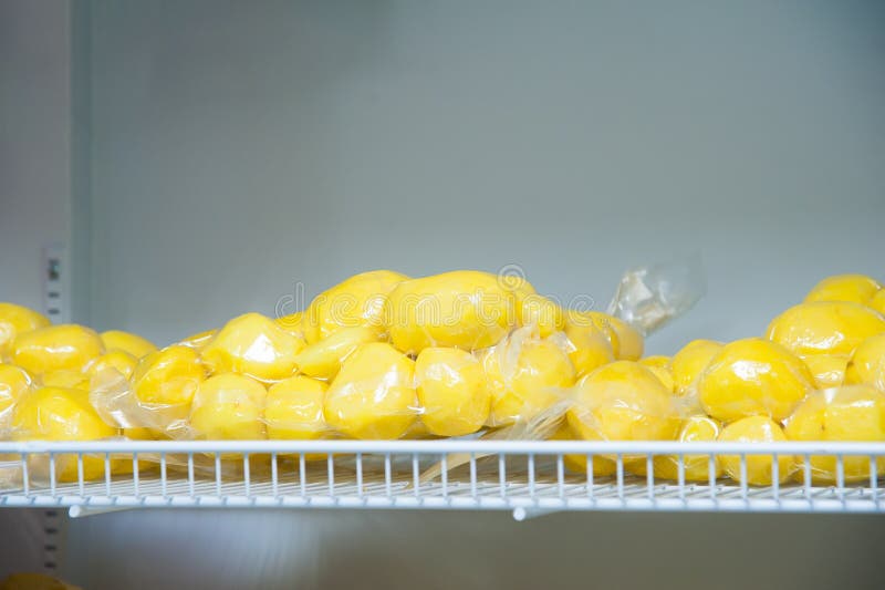 Peeled Potatoes in Vacuum Packaging Stock Photo Image of store, vegan