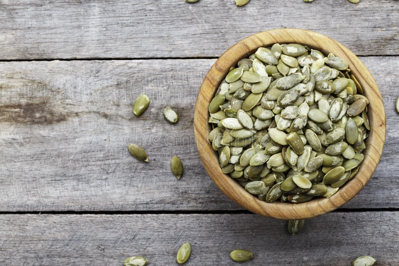 Peeled pumpkin seeds