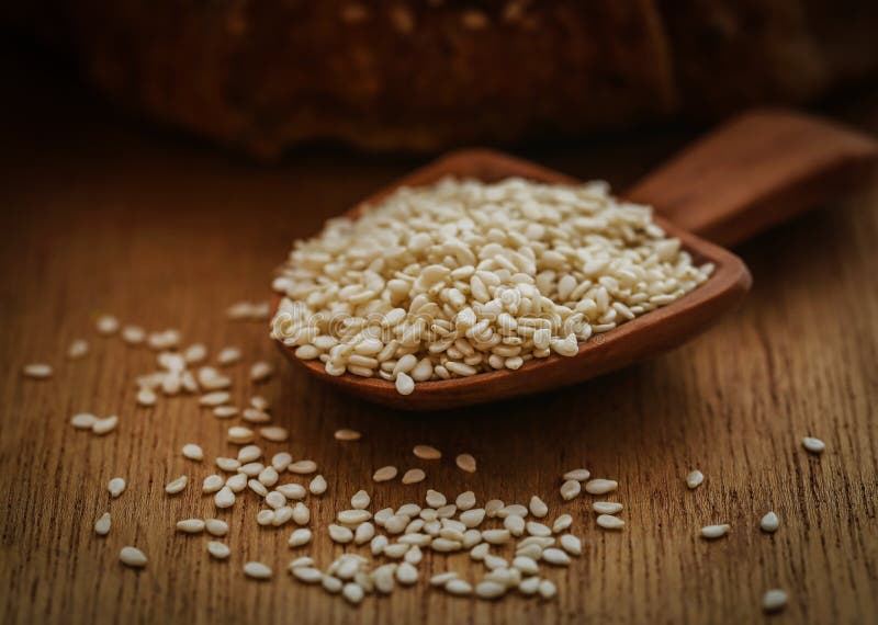 Peeled sesame seed stock photo. Image of ayurvedic, seed 216895792