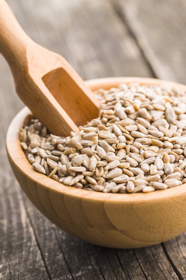 Peeled sunflower seeds. stock photo. Image of crop, closeup 118819842