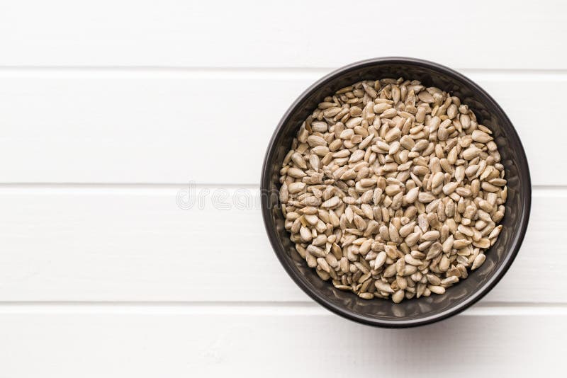 Peeled sunflower seeds. stock photo. Image of kernel 118897498