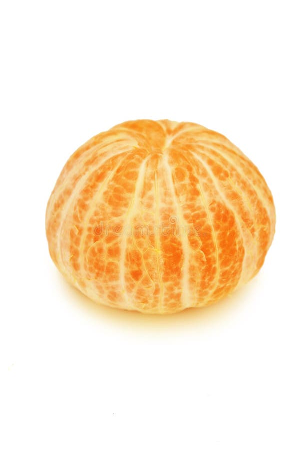 Peeled tangerine.