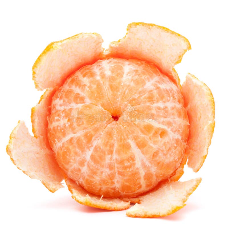 Peeled Tangerine Or Mandarin Fruit Stock Image Image Of Breakfast