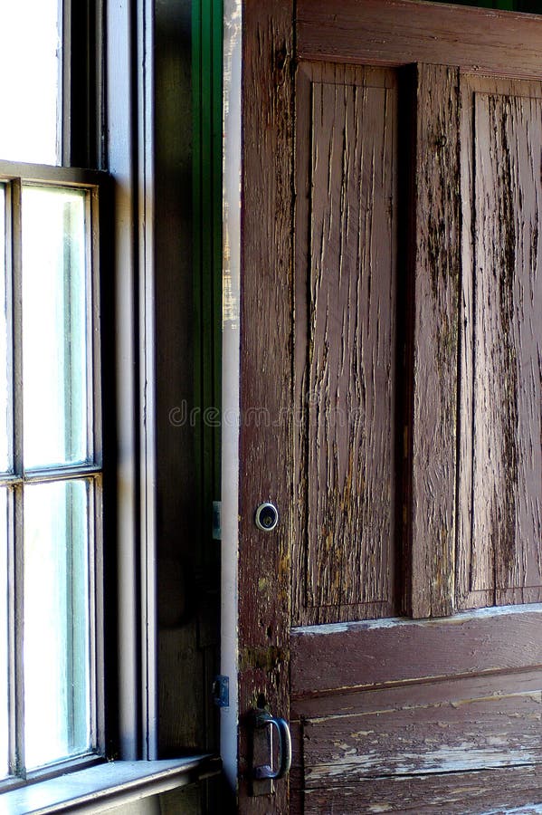 Peeling door stock image. Image of building, aged, destruction 34605