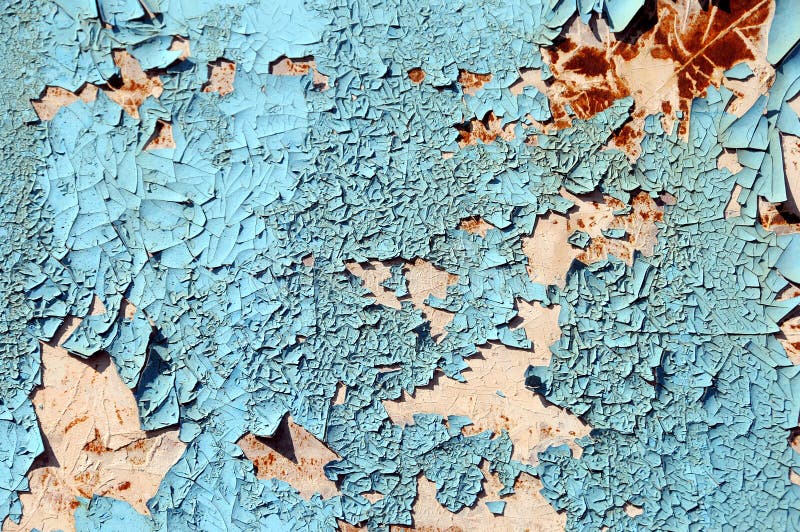 Peeling grunge paint