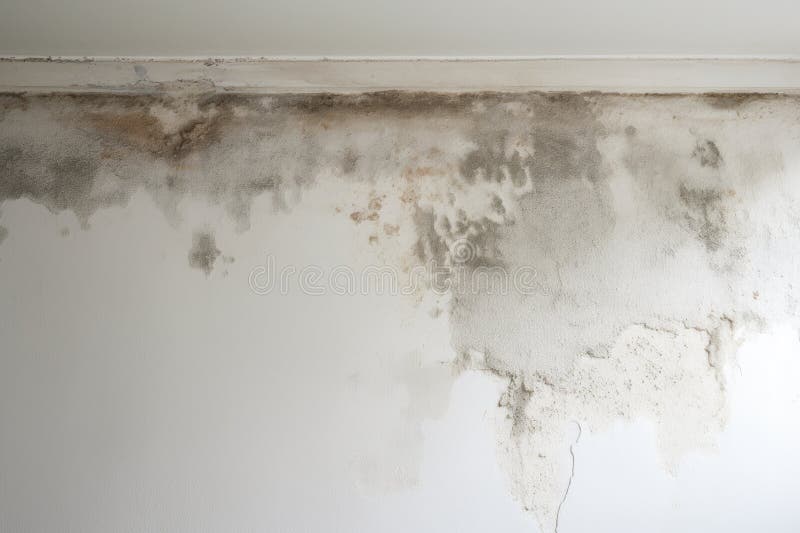 Peeling Paint and Mold on the Wall Stock Image Image of dirty