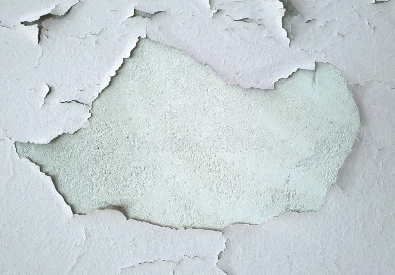 Peeling Paint Texture. Grunge Painting on Damaged Wall Stock Photo