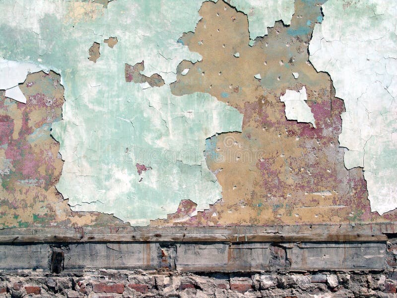 Peeling paint on wall stock image. Image of eroded, texture 6495137