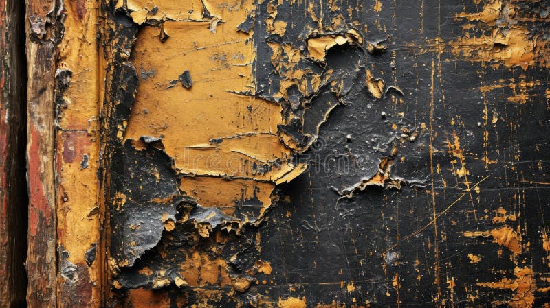 Peeling paint on a wall royalty free stock images