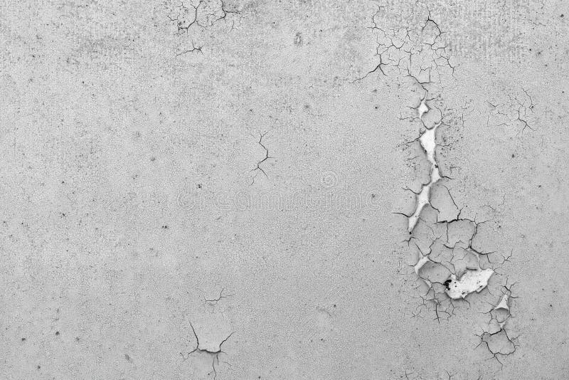 Peeling Paint on the Wall. Old Concrete Wall with Cracked Flaking Paint