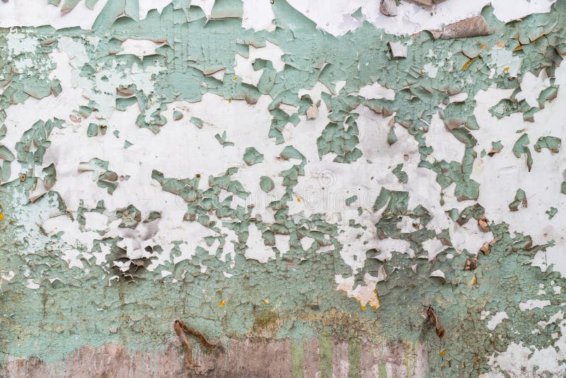 Peeling paint on the wall stock image. Image of cement 114576683