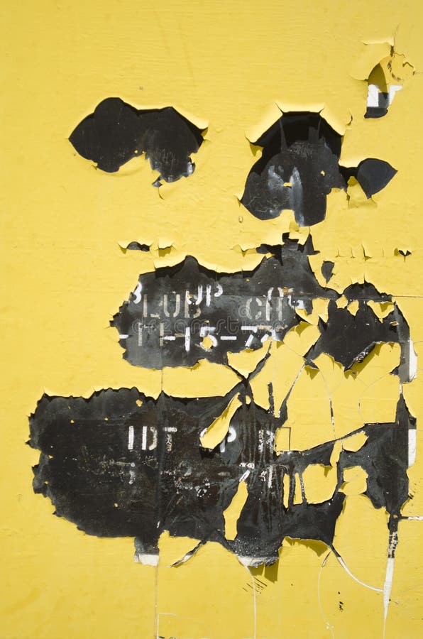 Peeling Yellow Paint on Wood Stock Image Image of dilapidated, decay