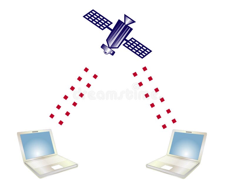 Peer to Peer stock illustration. Illustration of transmission 840403