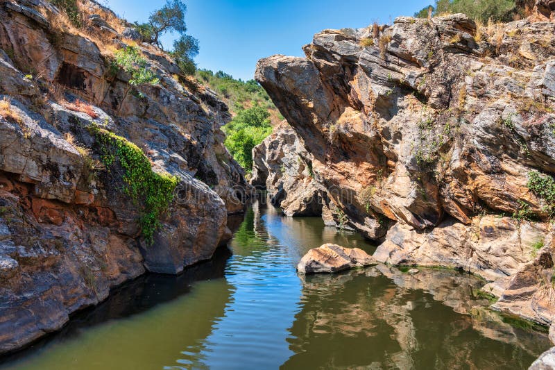 Pego das pias alentejo πορτογαλία στοκ φωτογραφία