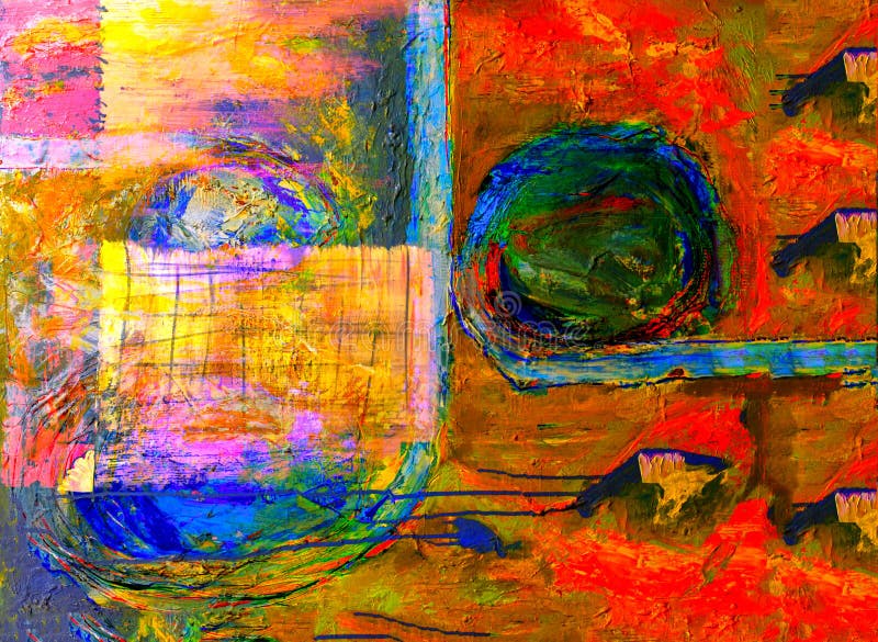 Paysage De Peinture à L'huile. Art Numérique Moderne Impressionnisme  Technique Imitation Style Vincent Van Gogh Illustration Stock -  Illustration du illustration, beau: 251679274