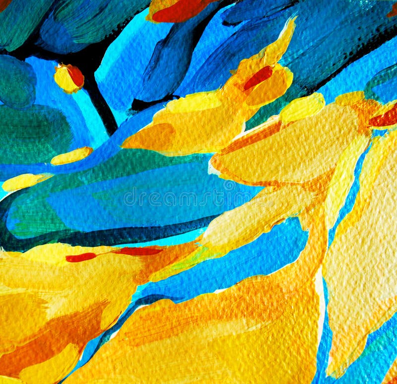 Peinture abstraite décorative, illustration illustration de vecteur Peinture abstraite décorative, illustration illustration de vecteur