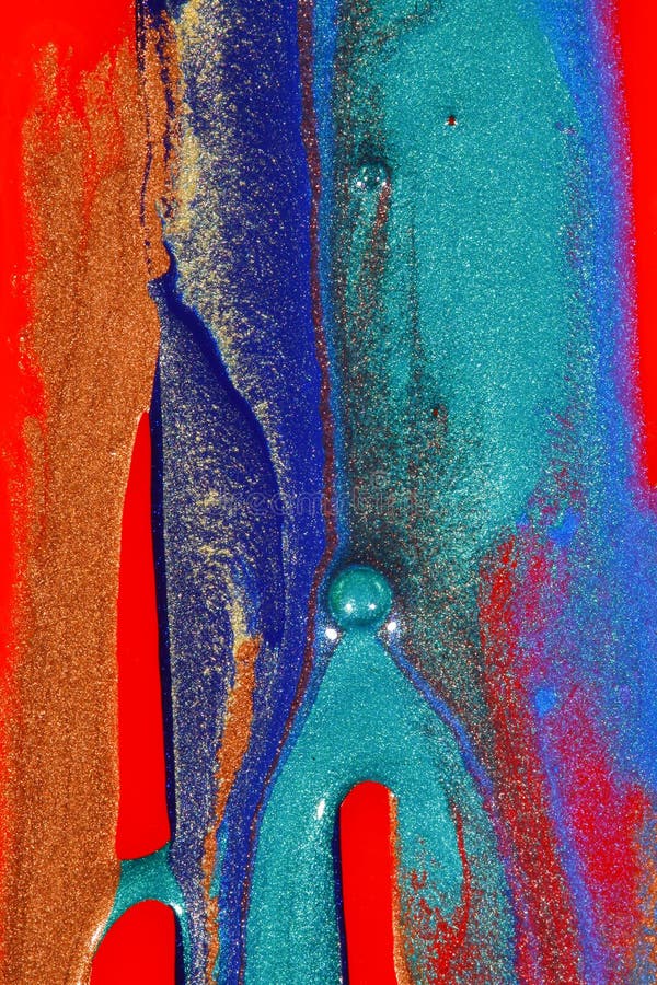 Peinture abstraite et scintillement images stock Peinture abstraite et scintillement images stock