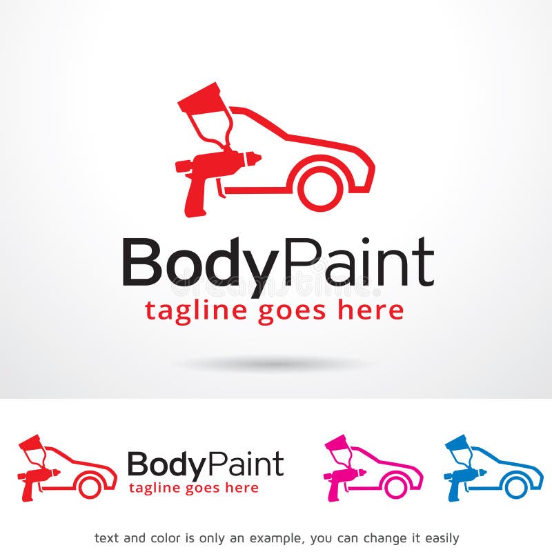 Peinture de carrosserie Logo Template Design Vector illustration de vecteur Peinture de carrosserie Logo Template Design Vector illustration de vecteur