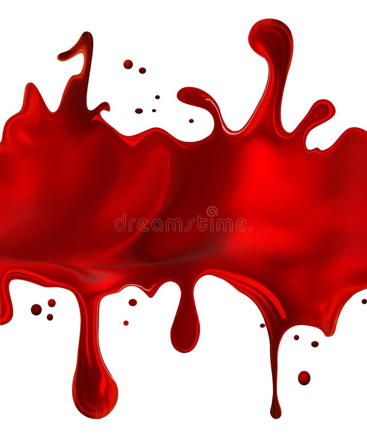 Peinture rouge illustration de vecteur Peinture rouge illustration de vecteur