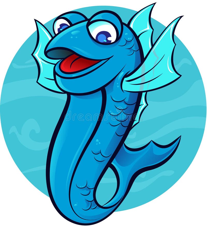 Peixes felizes ilustração stock Peixes felizes ilustração stock