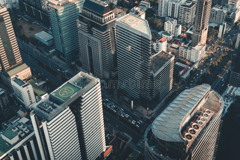 Pejzaż miejski Bangkok miasto i drapacz chmur budynki Tajlandia , panorama krajobraz biznes i centrum finansowe Tajlandia zdjęcie royalty free Pejzaż miejski Bangkok miasto i drapacz chmur budynki Tajlandia , panorama krajobraz biznes i centrum finansowe Tajlandia zdjęcie royalty free