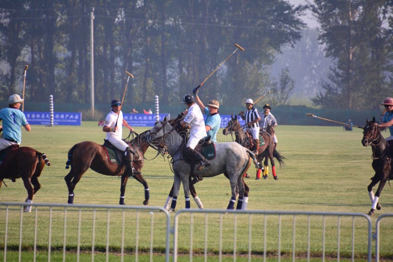 2016 Pekin Międzynarodowego polo Otwarty turniej obraz stock 2016 Pekin Międzynarodowego polo Otwarty turniej obraz stock