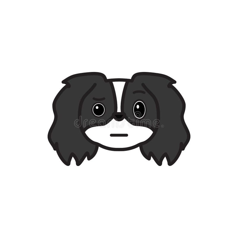 Pekinees, emoji, onzeker multicolored pictogram Tekens en symbolen het pictogram kan voor Web, embleem, mobiele toepassing, UI UX stock illustratie Pekinees, emoji, onzeker multicolored pictogram Tekens en symbolen het pictogram kan voor Web, embleem, mobiele toepassing, UI UX stock illustratie