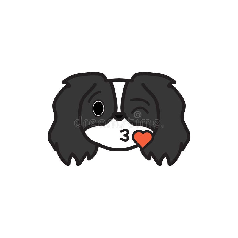 Pekinese, emoji, mehrfarbige Ikone des Herzens küssend Zeichen und Symbolikone können für Netz, Logo, mobiler App, UI UX benutzt lizenzfreie abbildung Pekinese, emoji, mehrfarbige Ikone des Herzens küssend Zeichen und Symbolikone können für Netz, Logo, mobiler App, UI UX benutzt lizenzfreie abbildung