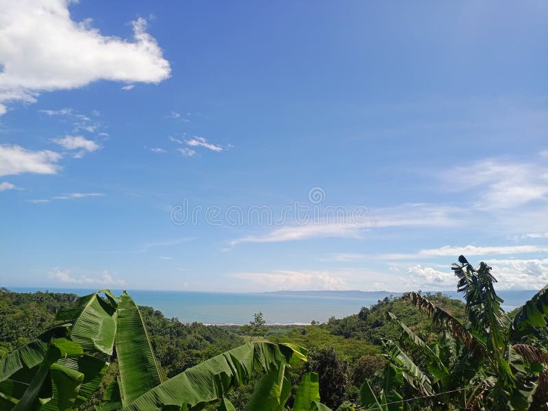 Pelabuhan Ratu Beach Sukabumi West Java Indonesia Stock Photo - Image