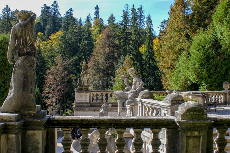 Peles Castle in Sinaia stock image Peles Castle in Sinaia stock image