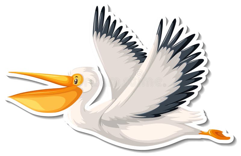 Cartoon Pelican Flying Stock Illustrations – 648 Cartoon Pelican Flying ...