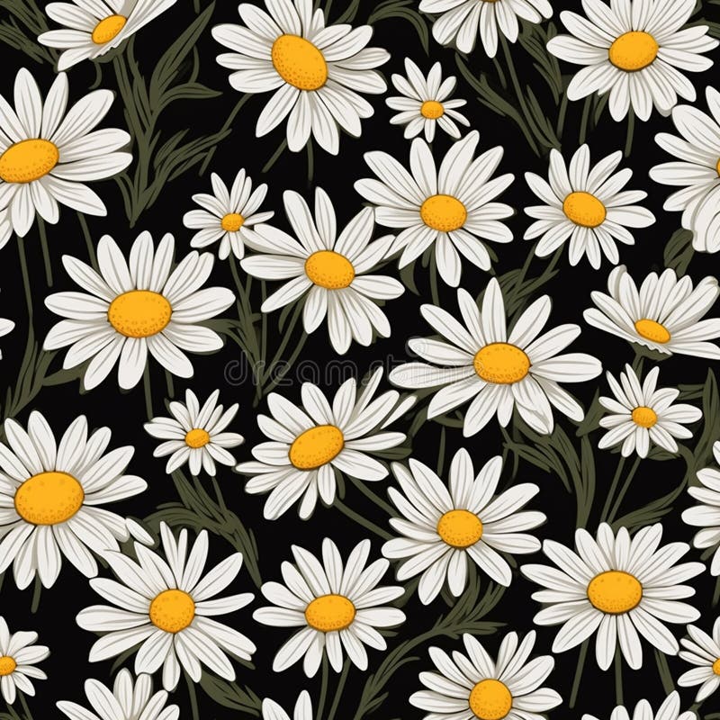 Pelle di margherita per la pelle di laptop illustrazione di stock