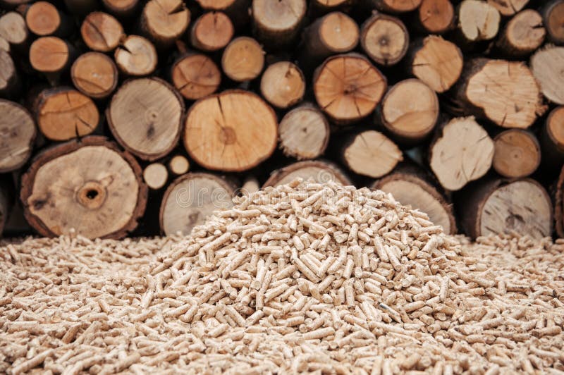 Pellets Biomas stock image. Image of stove, timber, pile 43206913