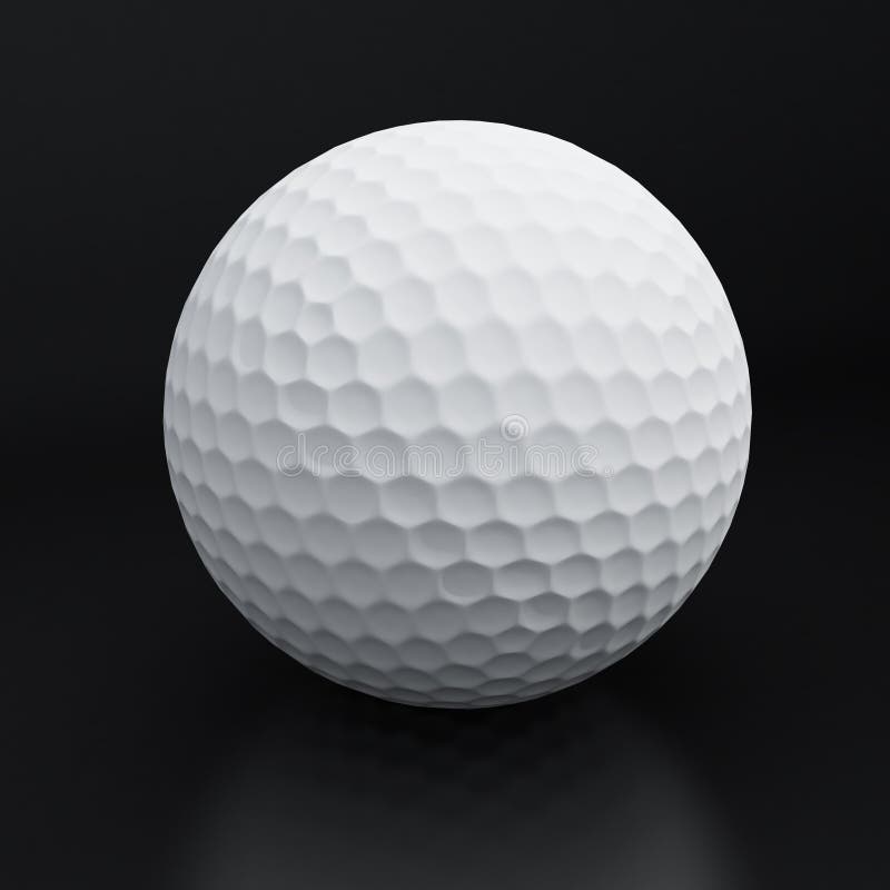 Golf ball on a grey background. Golf ball on a grey background