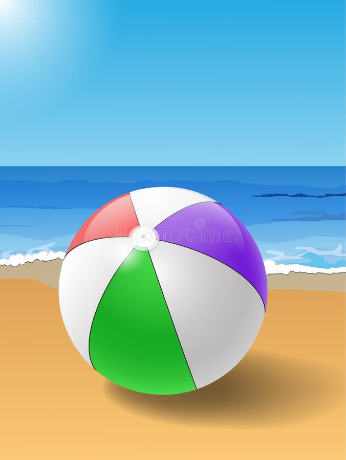 Pelota de playa libre illustration Pelota de playa libre illustration