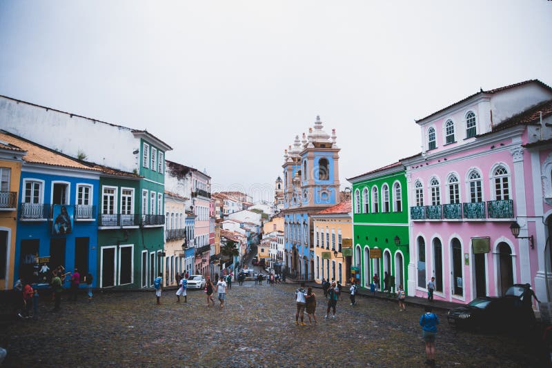 Pelourinho chez Salvador, Bahia, Brésil photographie stock Pelourinho chez Salvador, Bahia, Brésil photographie stock