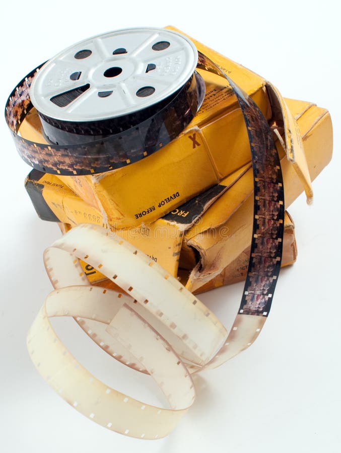 Película del carrete de la película foto de archivo Película del carrete de la película foto de archivo