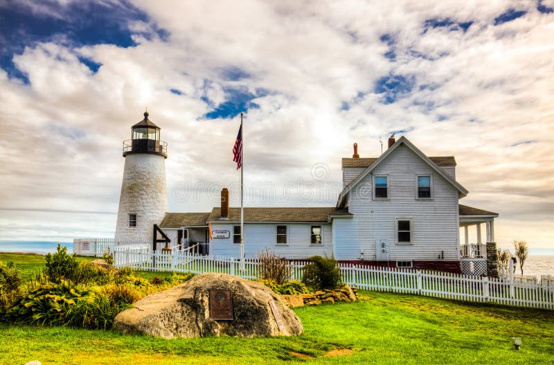Pemaquid punktu światło obrazy royalty free Pemaquid punktu światło obrazy royalty free