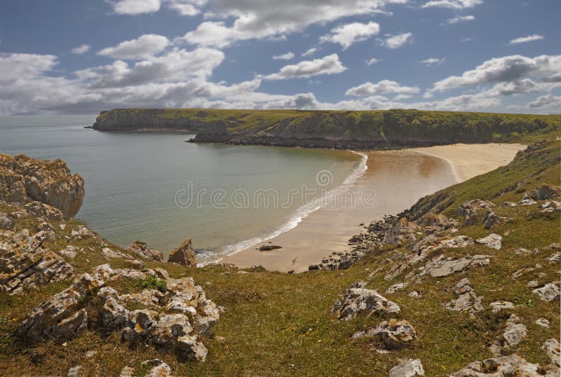 Küste von Pembrokeshire stockbild