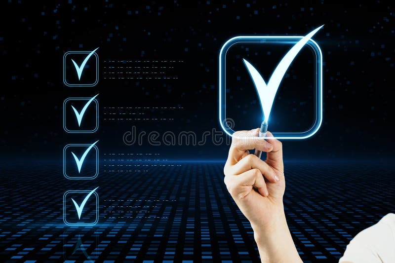 Luminous Checklist Stock Illustrations 21 Luminous Checklist Stock
