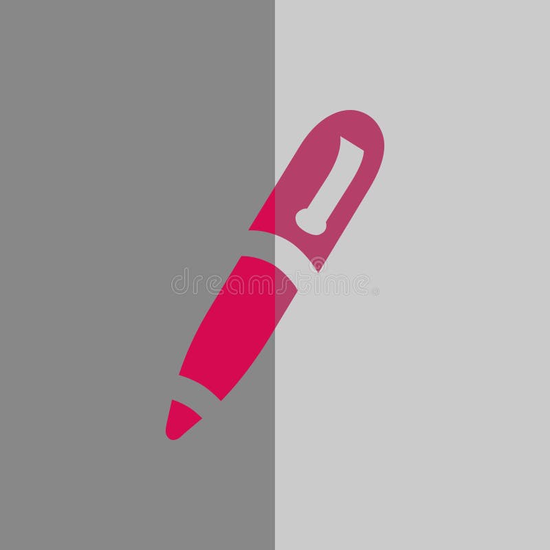 Pen icon stock vector illustration flat design royalty free illustration