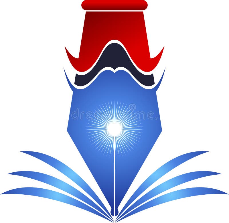 Pen logo stock vector. Illustration of education, press - 44310215