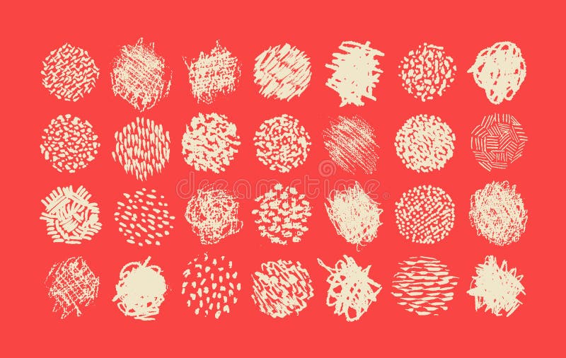 Pen and Pencil Scribble Brush Pack, Various Textures Stock Vector