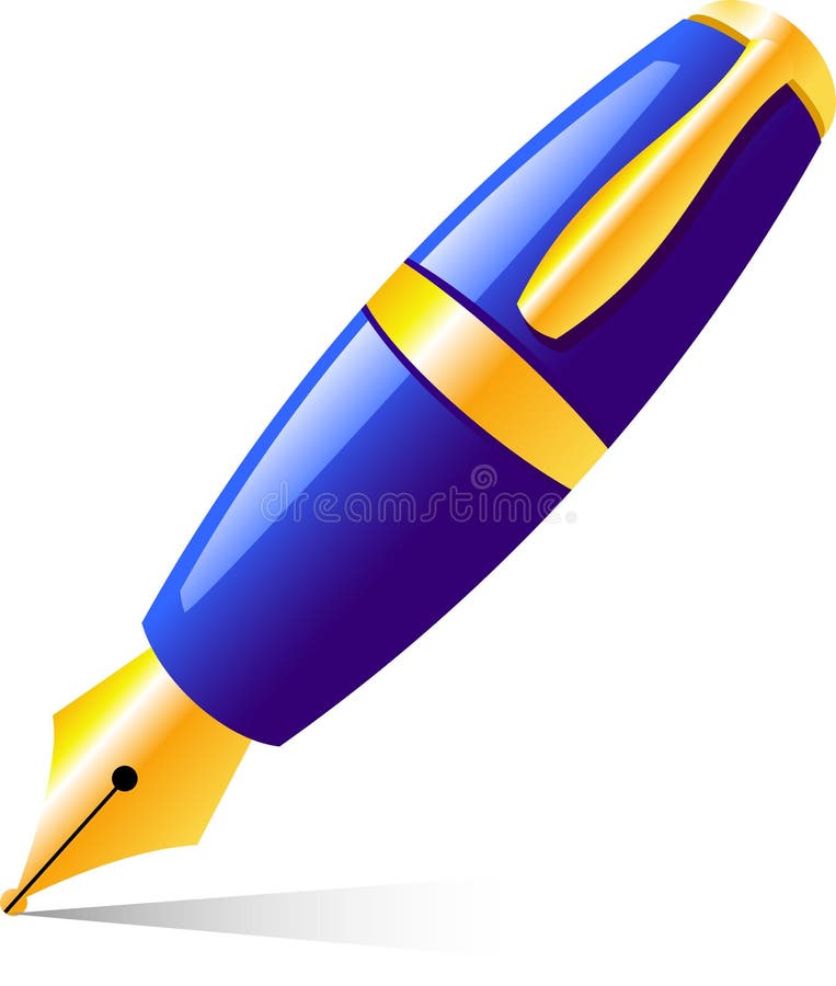 Pena ilustração do vetor